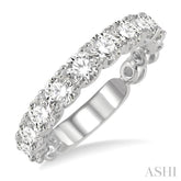 2.00 ctw Lattice Round Cut Diamond Wedding Band in 14K White Gold